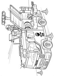 Lego hasičské auto