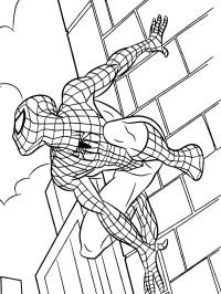 Spiderman na budově