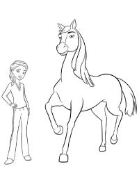 Dívka a kůň