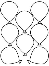 8 nafukovacích balónků