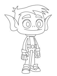 Kluk Beast boy