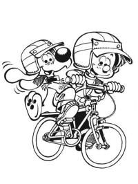 Billy a Buddy na kole