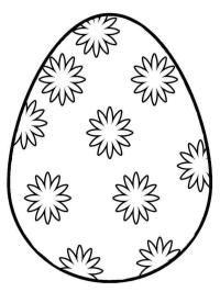 Velikonoční vejce s kytkami