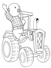 Pan Pickles na traktoru