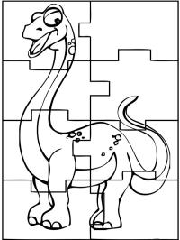 Dinosauří puzzle