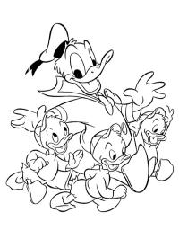 Kačer Donald s Bubíkem, Dulíkem a Kulíkem