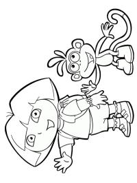 Dora a opička