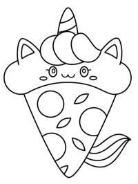 Pizza Kočka Jednorožka