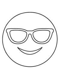 Emoji ve slunečních brýlích