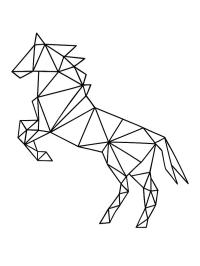 Geometrický kůň