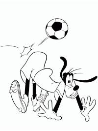 Goofy hraje fotbal