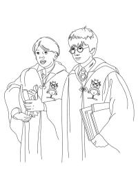 Harry Potter a Ron Weasley