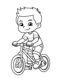 Chlapec na kole