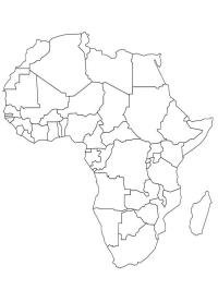 Mapa Afriky