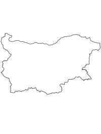 Mapa Bulharska