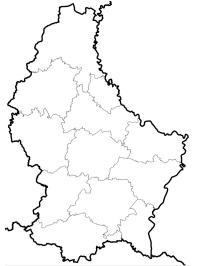 Lucembursko mapa
