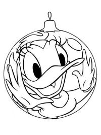 Vánoční míček Daisy Duck