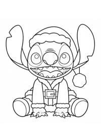Stitch ve vánočním obleku