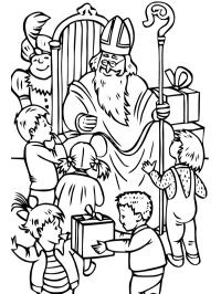Děti se svatým Nicholasem