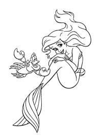 Krab Sebastian a Princezna Ariel