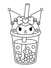 Kuromi Boba čaj