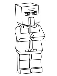 Vesničan lego minecraft
