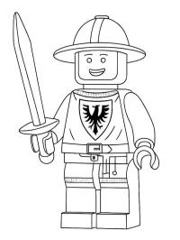 Lego figurka rytíř
