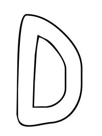 Písmeno D