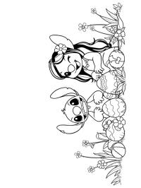 Lilo a Stitch oslavují Velikonoce