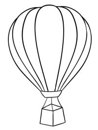 Jednoduchý horkovzdušný balon