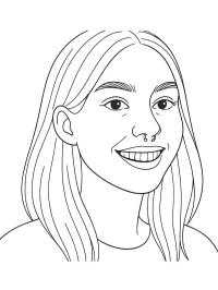 Dívka s nosním piercingem