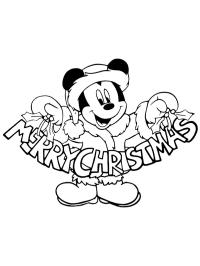 Veselé Vánoce Mickey Mouse