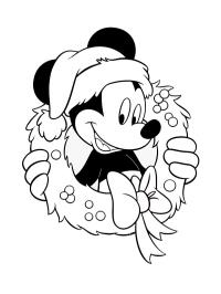 Mickey Mouse v adventním věnci