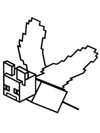 Minecraft netopýr