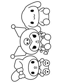 My Melody, Kuromi a Cinnamoroll