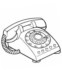 Staromódní telefon