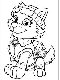 Paw sales patrol omalovanky