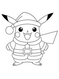 Pikachu santa