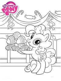 Pinkie Pie s dortem