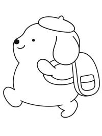 Pompompurin jde do školy