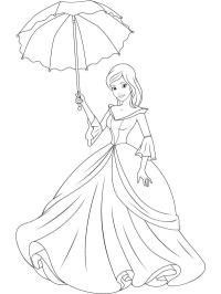 Princezna s deštníkem