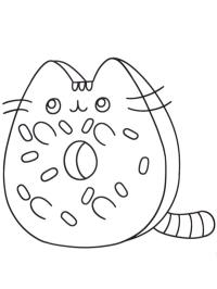 Kočka Pusheen jako donut