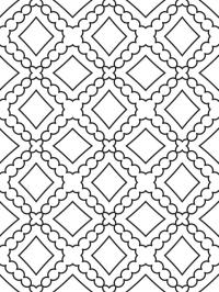 Mandala ve formě diamantů