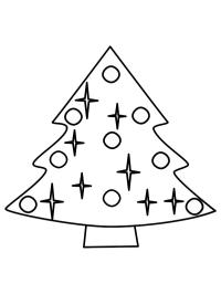 jednoduchý vánoční stromeček