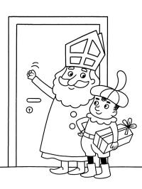 Mikuláš klepající na dveře