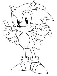 Sonic s prsty ve vzduchu