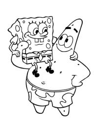 Spongebob na Patrikovi