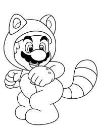 Tanooki jako Mario