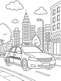 Taxi ve městě