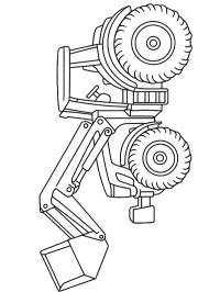 Traktor s naběračkou